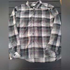 Men's Billabong Coastline Flannel Button Up Shirt, Size Large,